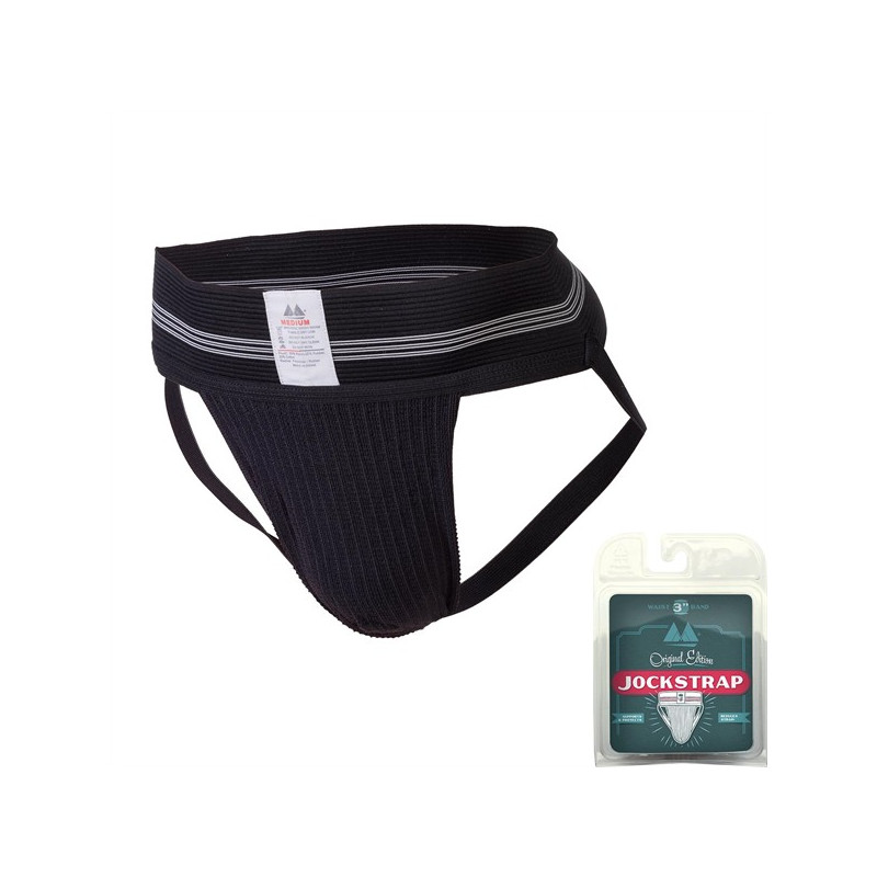 MM Edition Jockstrap Jockstrap Original Waist 3 Band Noir